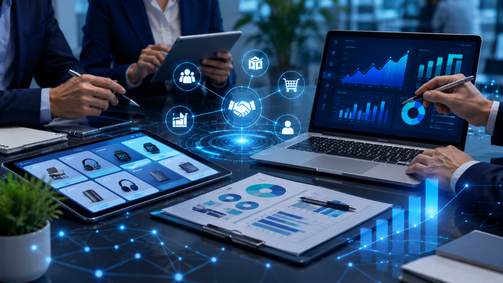 Crecimiento comercial y oportunidades empresariales