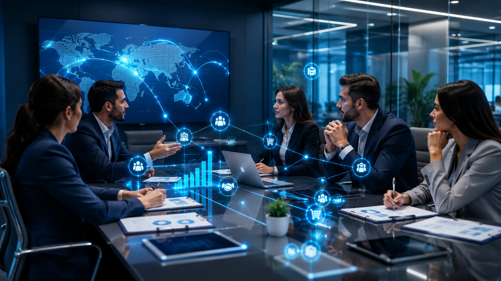 Vinculación comercial entre proveedores y compradores